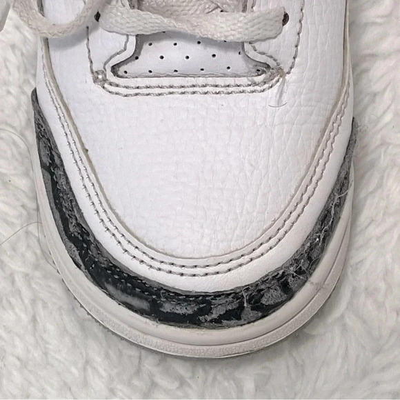 Nike Air Jordan 3 Retro TD Dark Iris size 10C miniature version Jordan 3 release - Picture 9 of 12